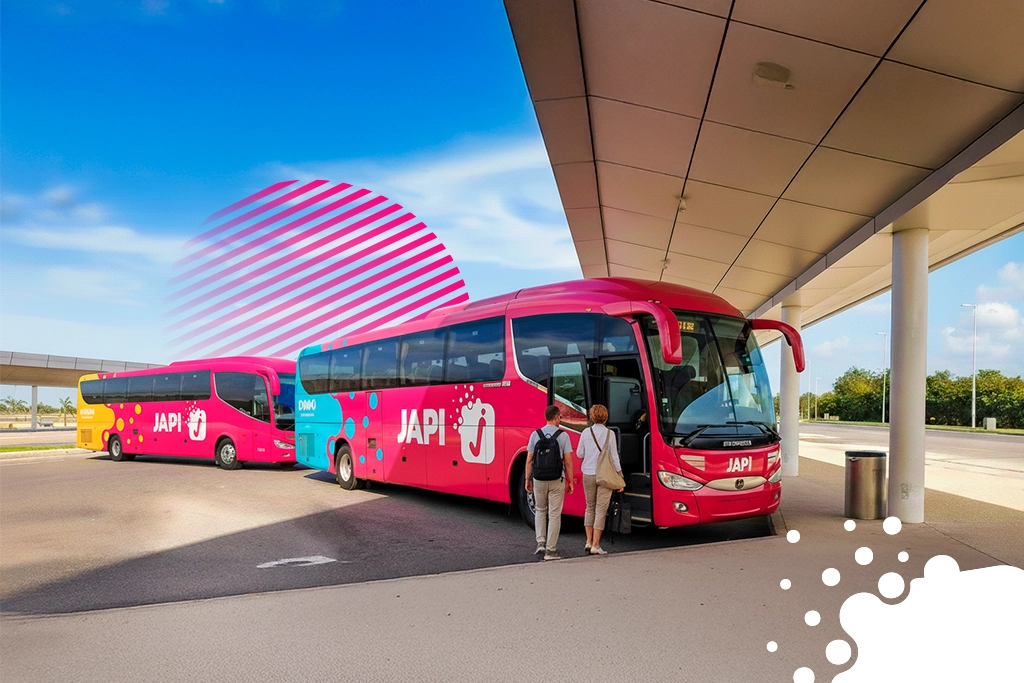 dos camiones en terminal | JAPI