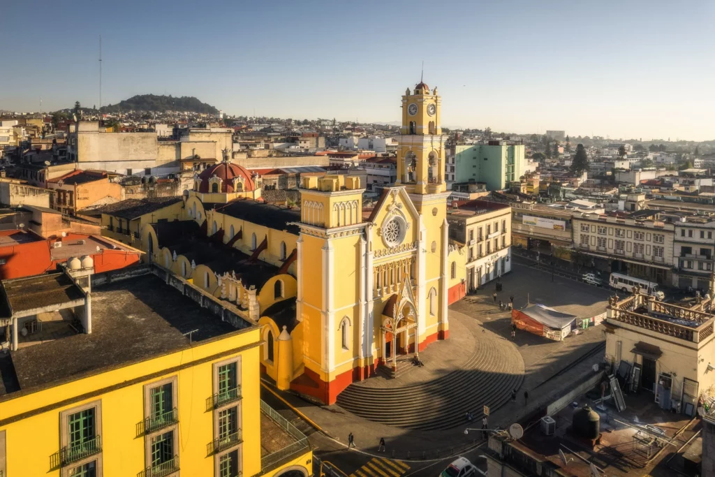 Increíble arquitectura en la iglesia de Xalapa