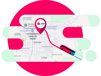 Punto de abordaje en Ciudad Lerdo