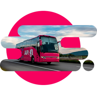 Autobús Japi en carretera