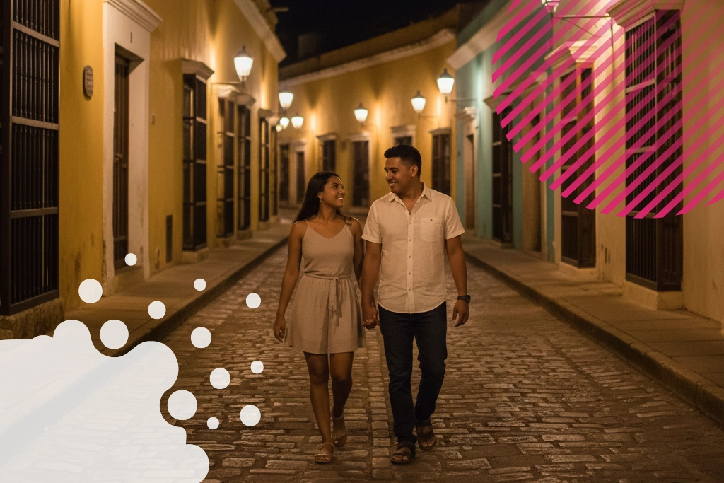 pareja caminando tomados de la mano | JAPI