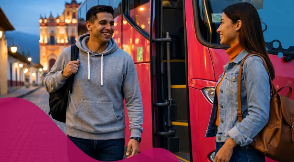 pareja subiéndose a un camión | JAPI