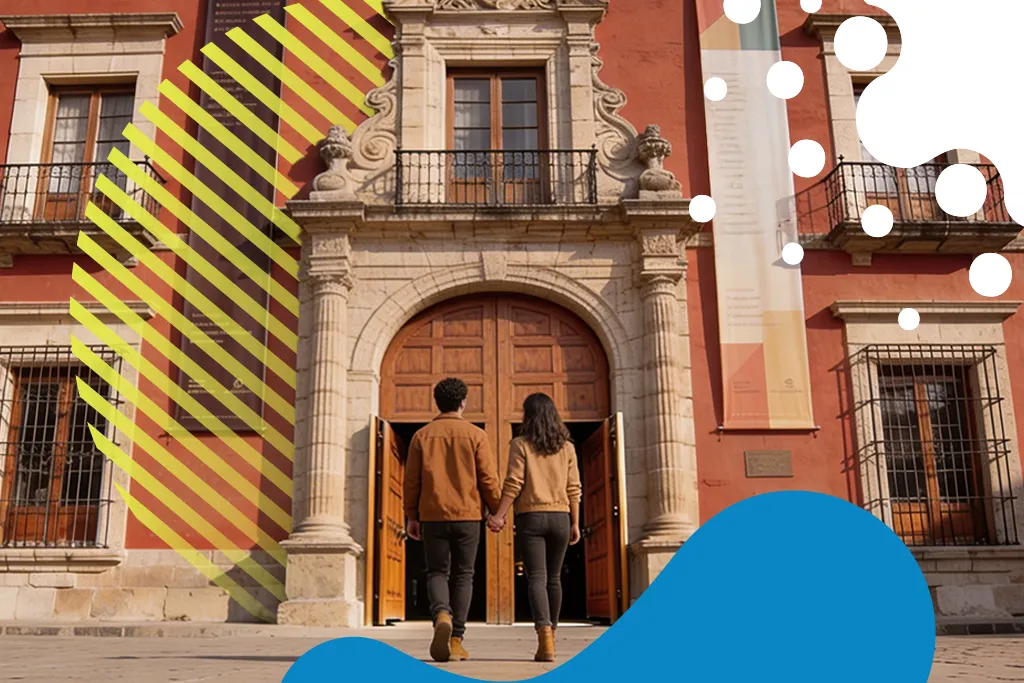 pareja entrando una iglesia | JAPI