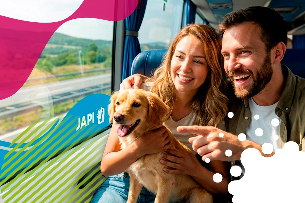 pareja con perro en el camión | JAPI